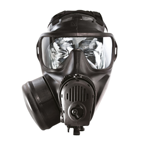 Avon Protection FM53 Single Port Assembly, Single Mask (APR) Air Purifying Respirator, Scratch Resistant, Communication Port for Integrated Voice Projection (ANOT INCL.), Filter not Included.